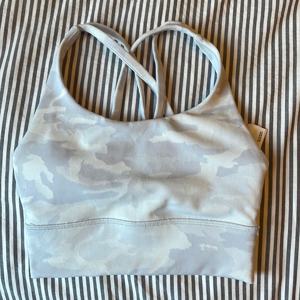 *SOLD* Lululemon Energy Longline bra ribbed luxtreme size 2